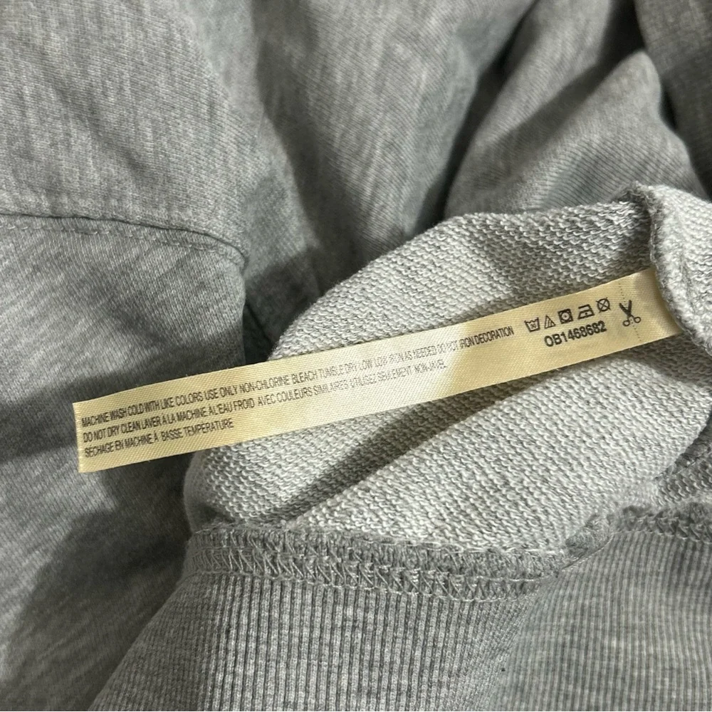 Free People Movement All Sport Hoodie Logo Heather Grey Casual Loungewear Cozy